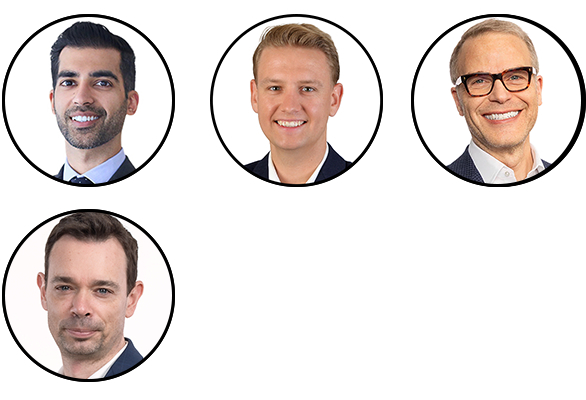 AD Bhatia, John Kelleher, Robin Ligon, and Jason Phillips